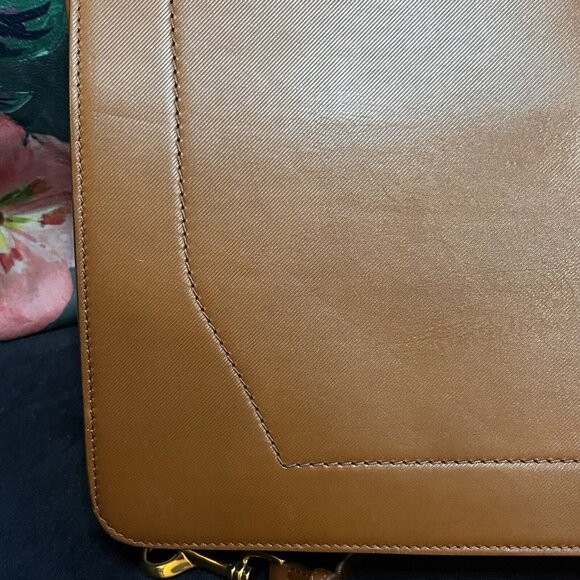 BURBERRY PORTFOLIO CASE W GOLD HARDWARE Doctor Bag DK88 - Leather - Brown - Picture 13 of 16